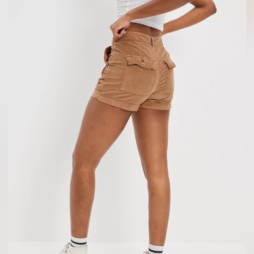 AE Stretch Corduroy Highest Waist '90s Boyfriend Cargo Short